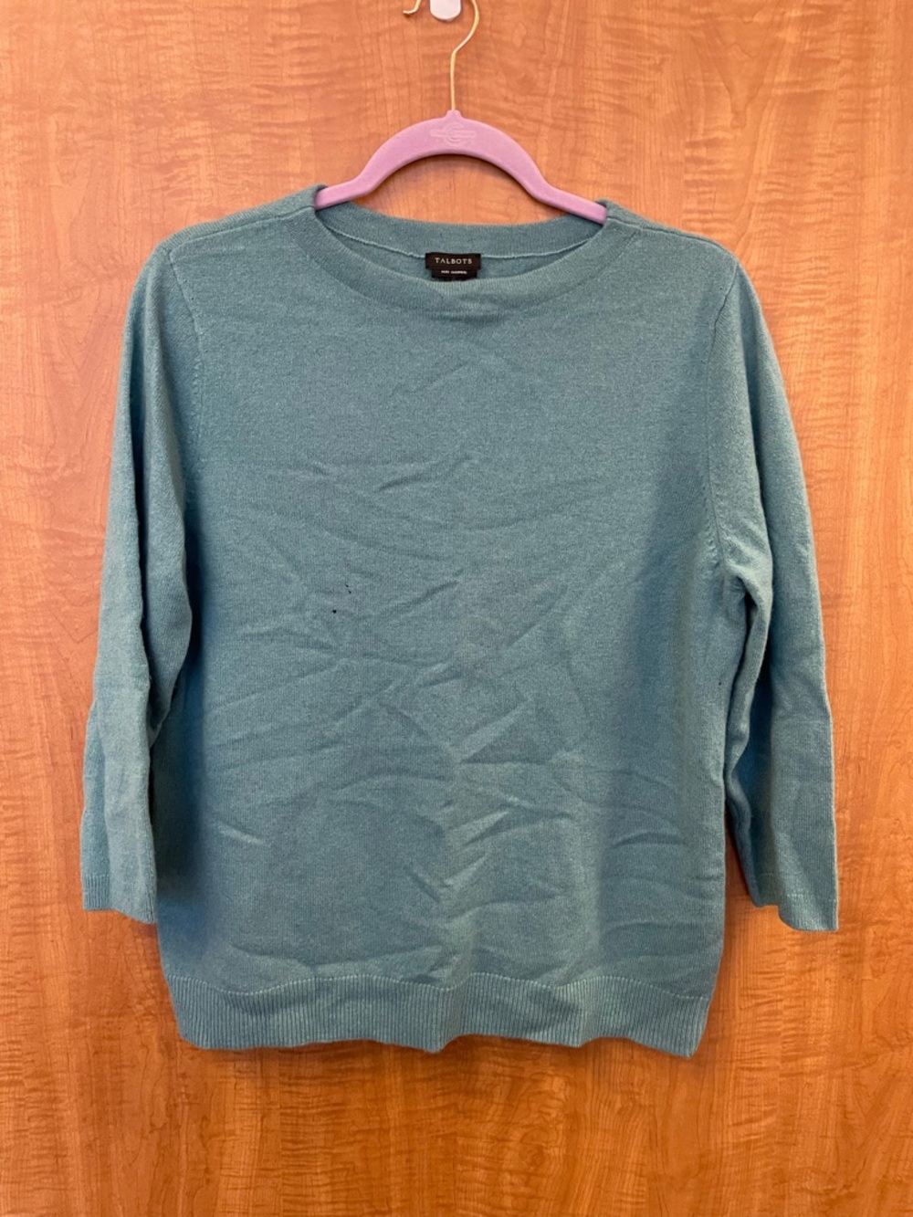 Talbots Cashmere Sweater - Teal Green